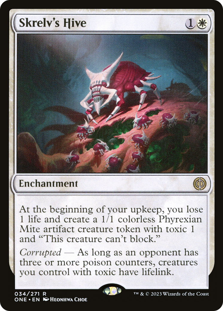 Image of Skrelv's Hive (ONE-034) - Phyrexia: All Will Be One Foil
