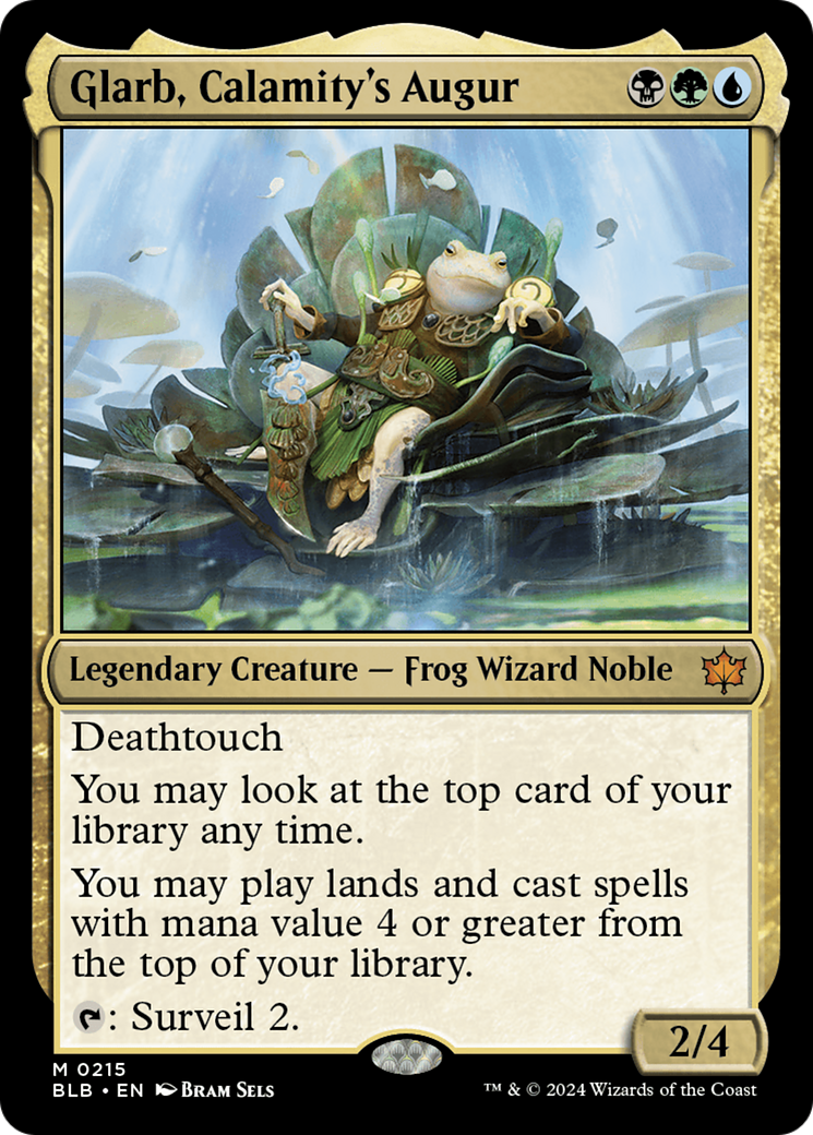 Image of Glarb, Calamity's Augur (BLB-215) - Bloomburrow