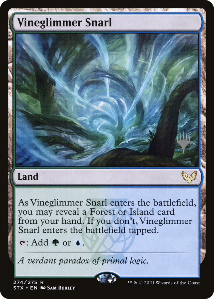 Image of Vineglimmer Snarl (PPSTX-274) - Strixhaven: School of Mages Promos