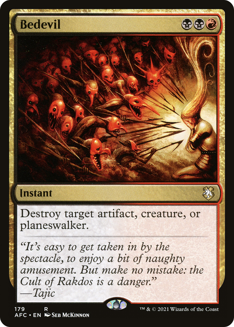 Image of Bedevil (AFC-179) - Forgotten Realms Commander