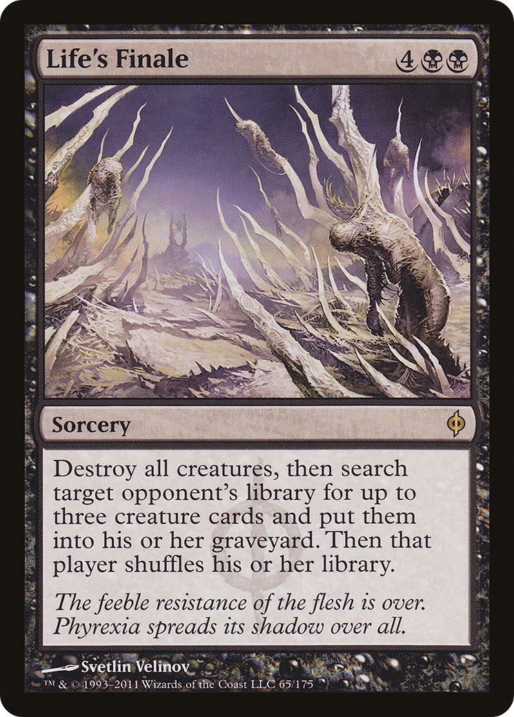 Image of Life's Finale (NPH-065) - New Phyrexia Foil