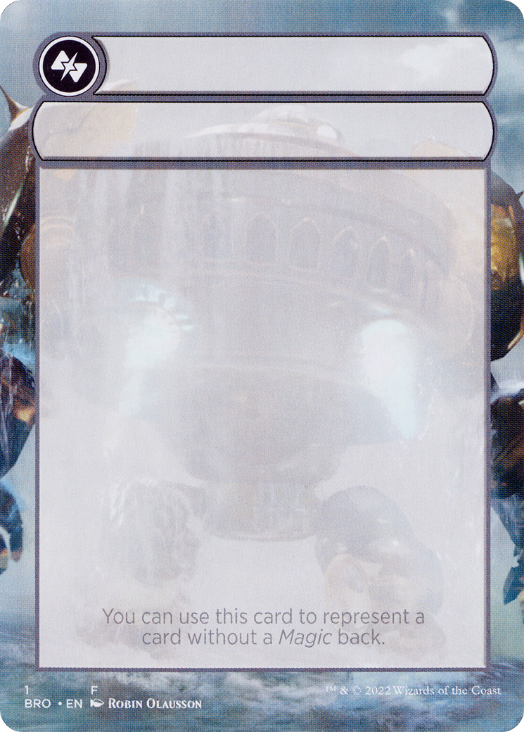 Image of Double-Faced Substitute Card (SBRO-001) - The Brothers' War Substitute Cards (Borderless)
