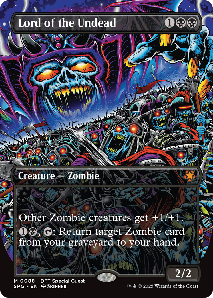 Image of Lord of the Undead (Borderless) (SPG-088) - Special Guests (Borderless) Foil