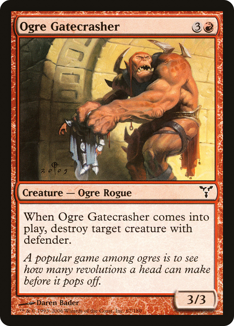 Image of Ogre Gatecrasher (DIS-067) - Dissension