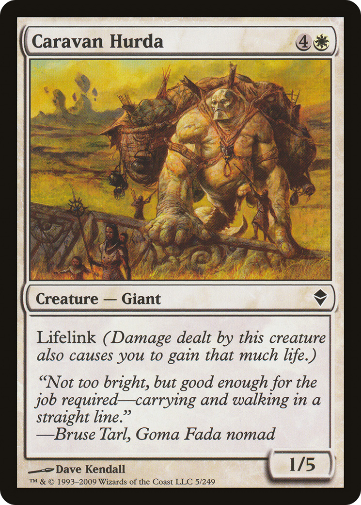 Image of Caravan Hurda (ZEN-005) - Zendikar