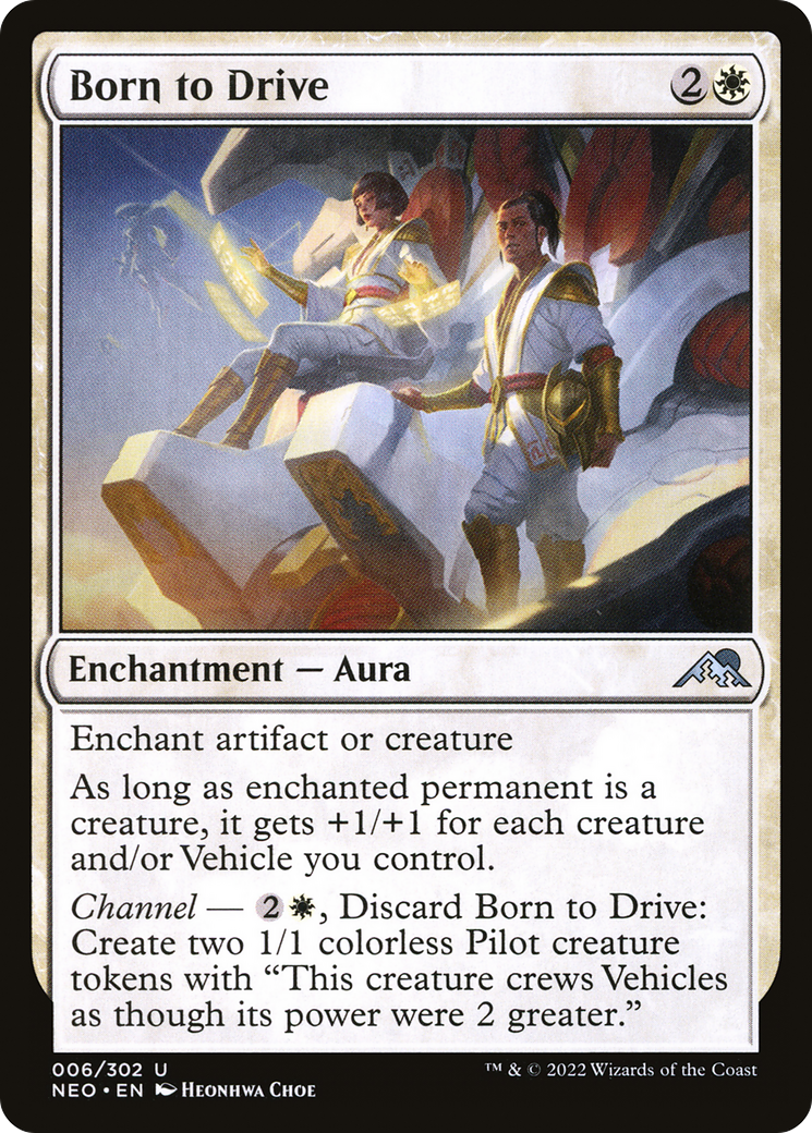 Image of Born to Drive (NEO-006) - Kamigawa: Neon Dynasty Foil