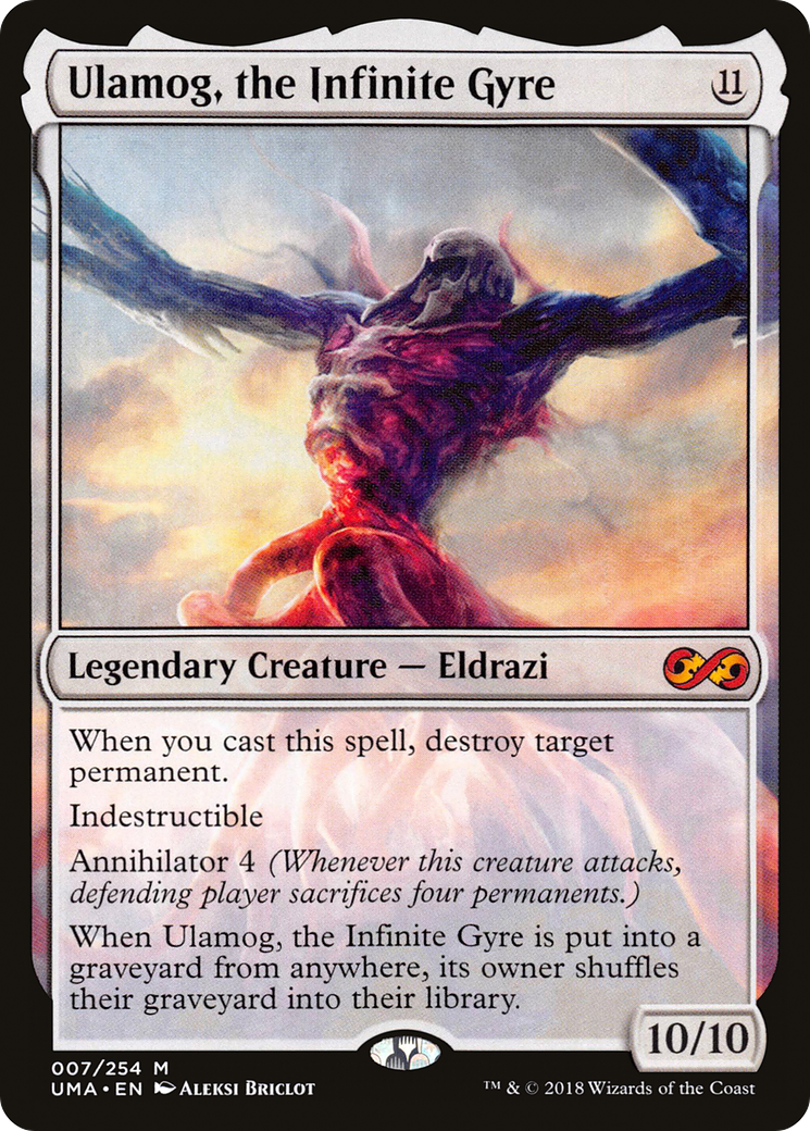 Image of Ulamog, the Infinite Gyre (UMA-007) - Ultimate Masters Foil