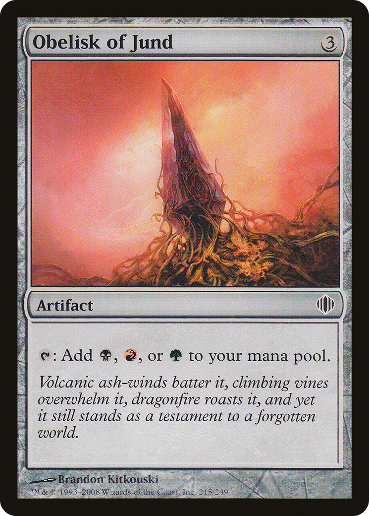 Image of Obelisk of Jund (ALA-215) - Shards of Alara