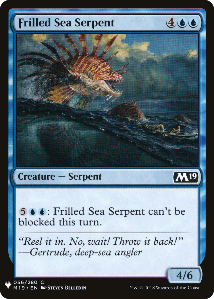 Image of Frilled Sea Serpent (LIST-M19-56) - The List