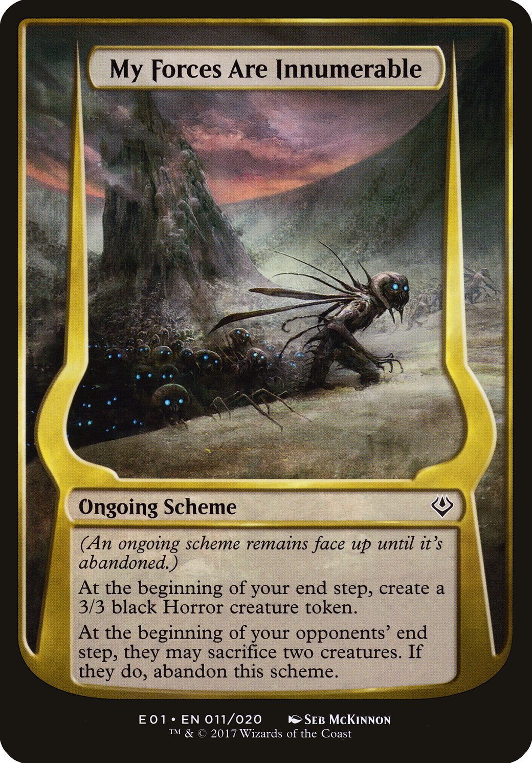 Image of My Forces Are Innumerable (Archenemy: Nicol Bolas) (OVER-011) - Archenemy: Nicol Bolas Schemes