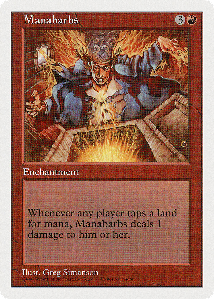 Image of Manabarbs (5ED-250†) - Fifth Edition