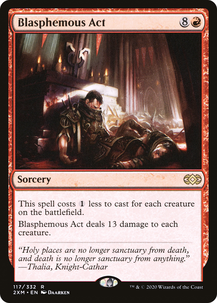 Image of Blasphemous Act (2XM-117) - Double Masters Foil