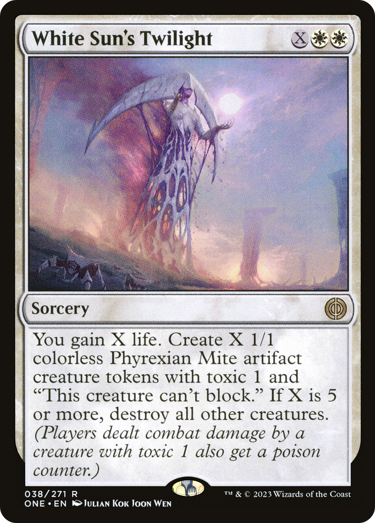 Image of White Sun's Twilight (ONE-038) - Phyrexia: All Will Be One Foil