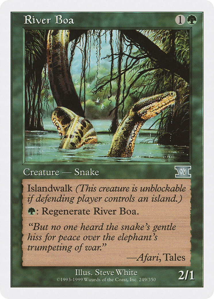 Image of River Boa (6ED-249) - Classic Sixth Edition