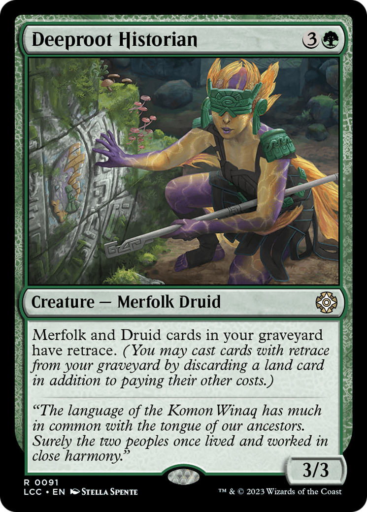 Image of Deeproot Historian (LCC-091) - The Lost Caverns of Ixalan Commander