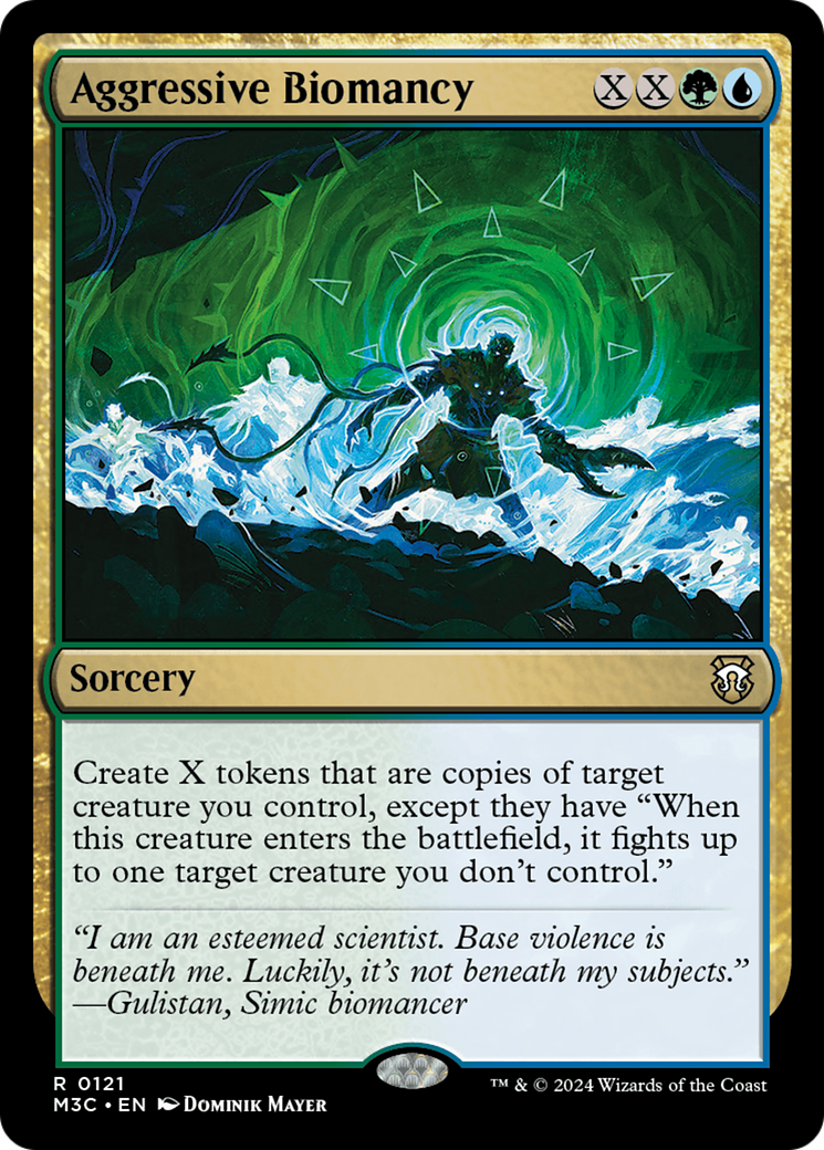 Image of Aggressive Biomancy (M3C-121) - Modern Horizons 3 Commander
