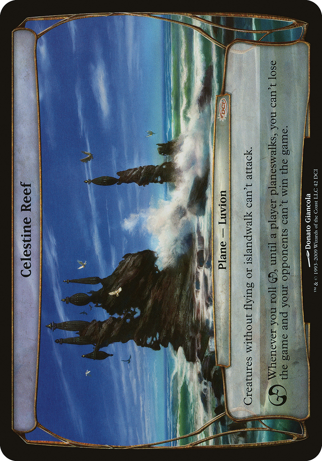 Image of Celestine Reef (Prerelease Promo) (OVER-042) - DCI Promos