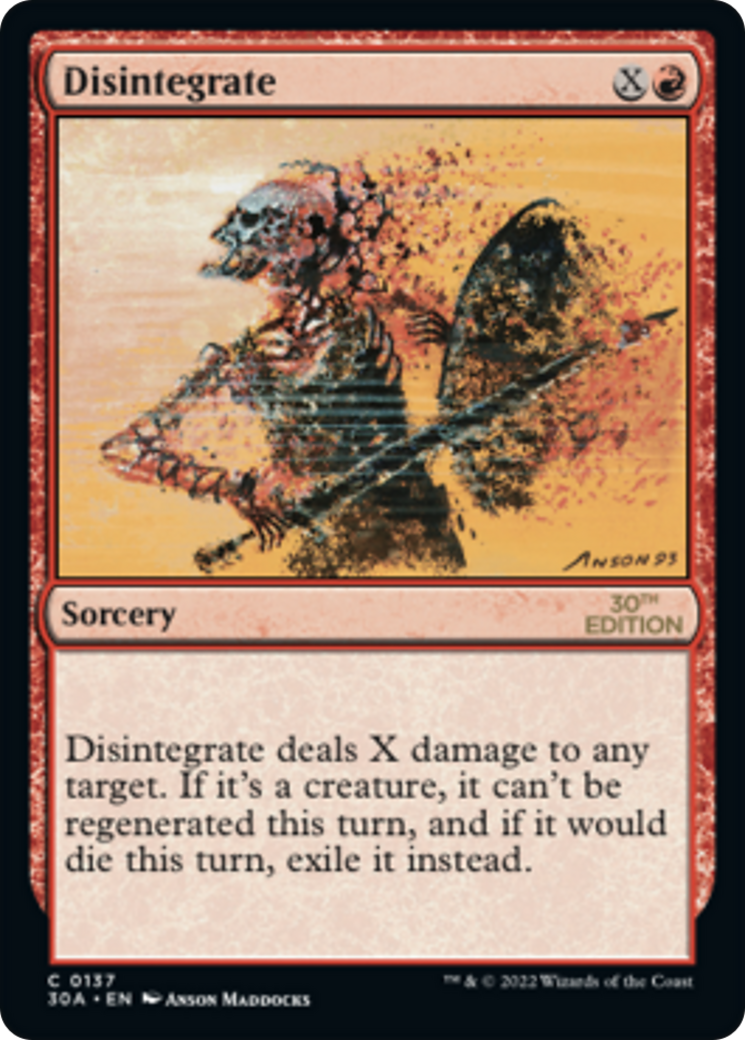 Image of Disintegrate (30A-137) - 30th Anniversary Edition