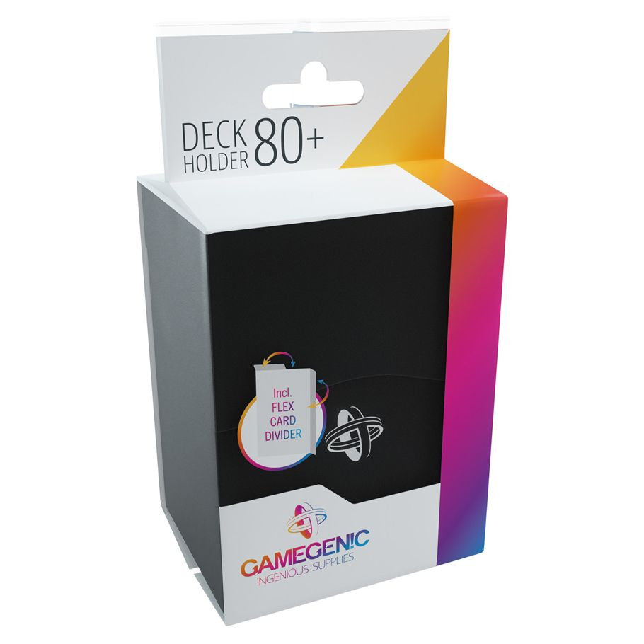 Image of Deck Box: Deck Holder 80+ Black