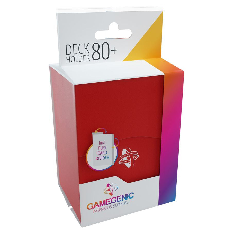 Image of Deck Box: Deck Holder 80+ Red