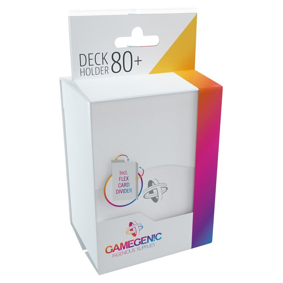 Image of Deck Box: Deck Holder 80+ White