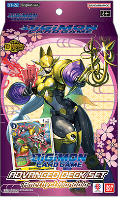 Image of DIGIMON CARD GAME: ADVANCED DECK: AMETHYST MANDALA (ST-22)
