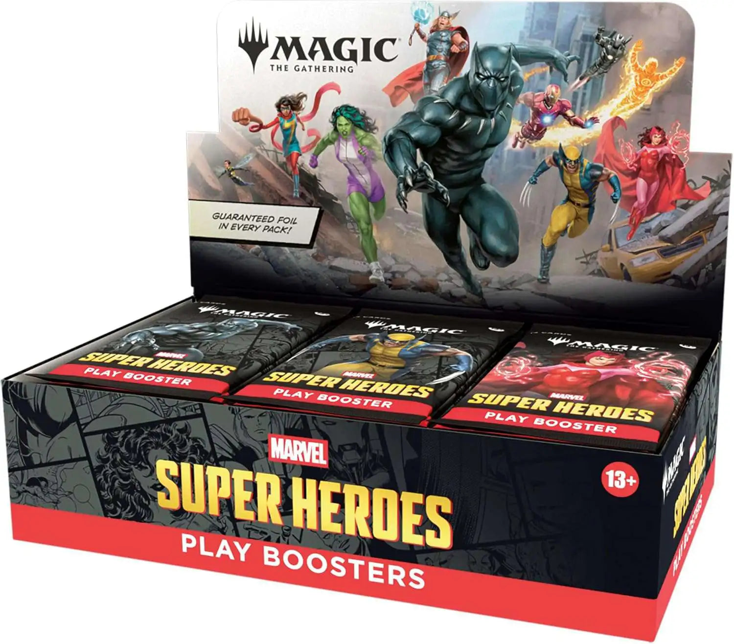 Image of MAGIC THE GATHERING: MSH MARVEL SUPER HEROES PLAY BOOSTER BOX