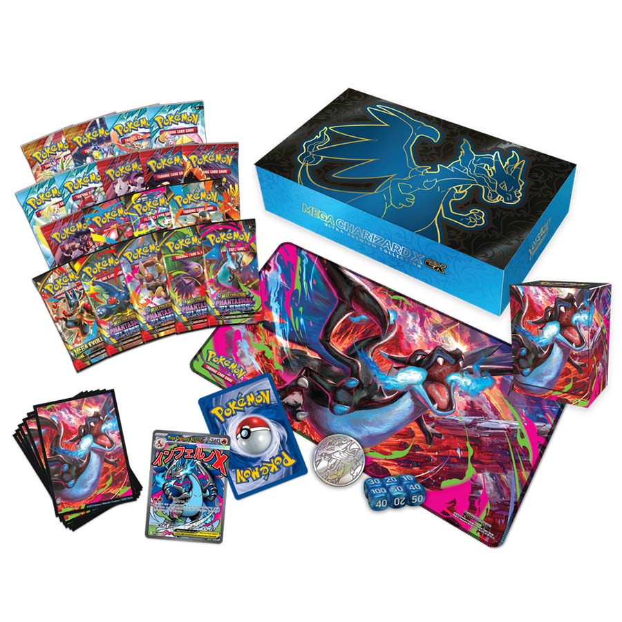 Image of Pokémon TCG: MEGA CHARIZARD X EX ULTRA-PREMIUM COLLECTION (2025)