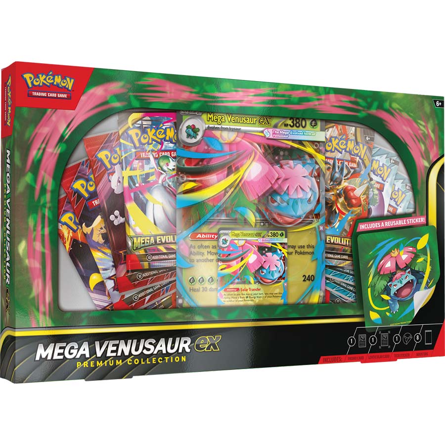 Image of Pokémon TCG: MEGA VENUSAUR EX PREMIUM COLLECTION