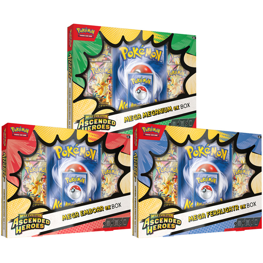 Image of Pokémon TCG: MEGA EVOLUTION: ASCENDED HEROES EX BOX