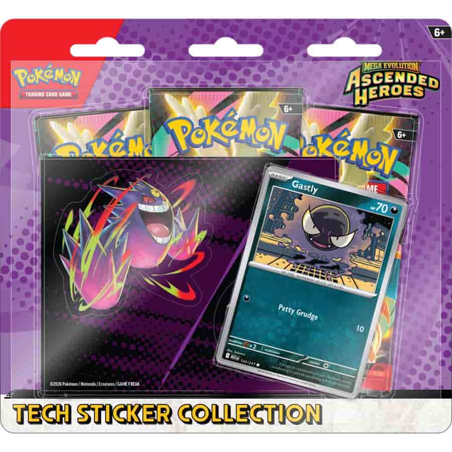 Image of POKEMON TCG: MEGA EVOLUTION: ASCENDED HEROES: TECH STICKER COLLECTION