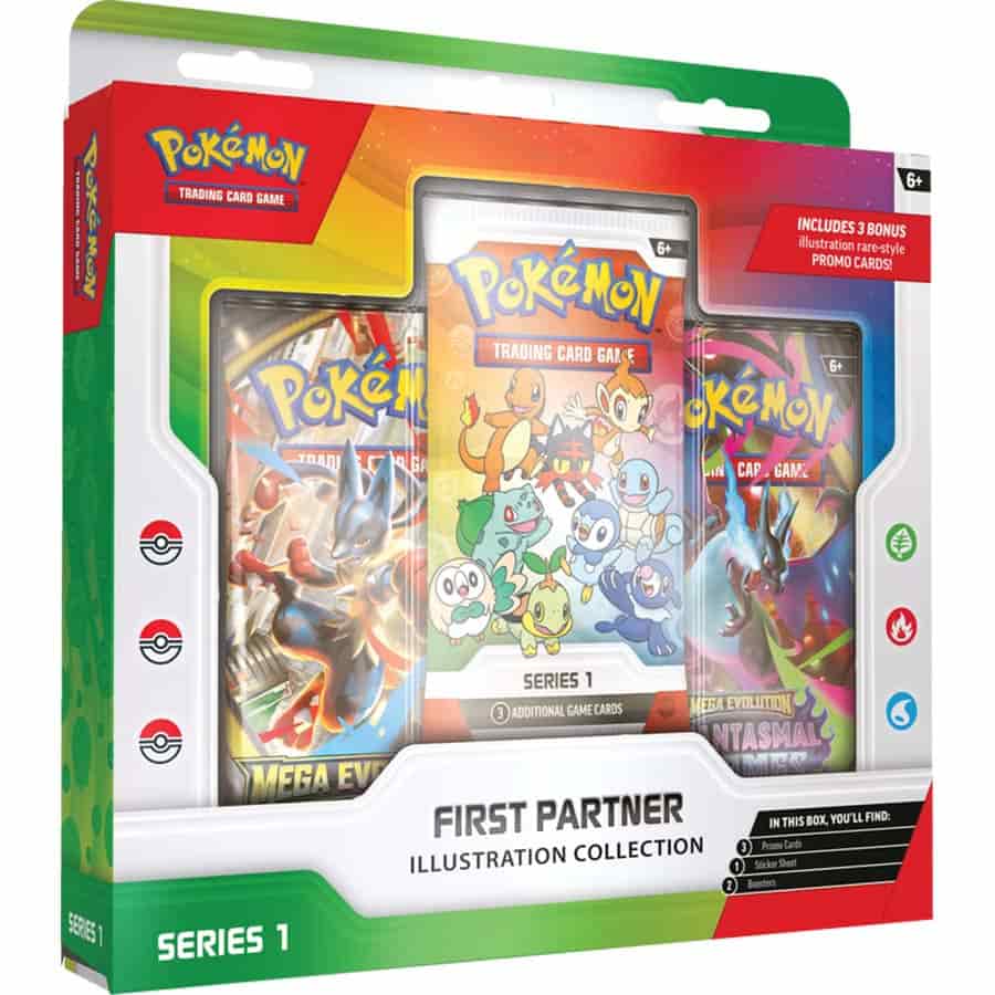 Image of Pokémon TCG: FIRST PARTNER ILLUSTRATION COLLECTION (SERIES 1)