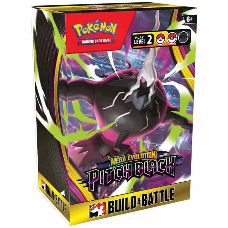 Image of Pokémon TCG: MEGA EVOLUTION PITCH BLACK (ME05) BUILD AND BATTLE