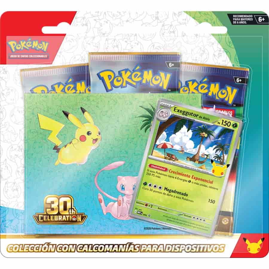 Image of Pokémon TCG: 30TH CELEBRATION TECH STICKER COLLECTION