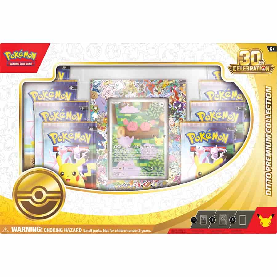 Image of Pokémon TCG: 30TH CELEBRATION DITTO PREMIUM COLLECTION