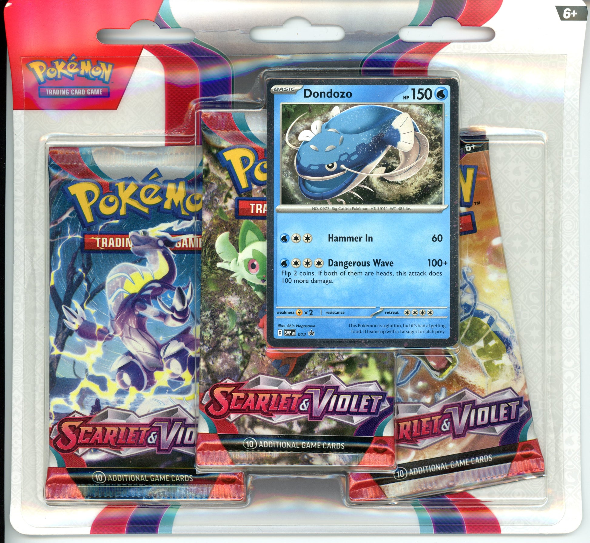Pokemon 3 Pack Scarlet & Violet Blister