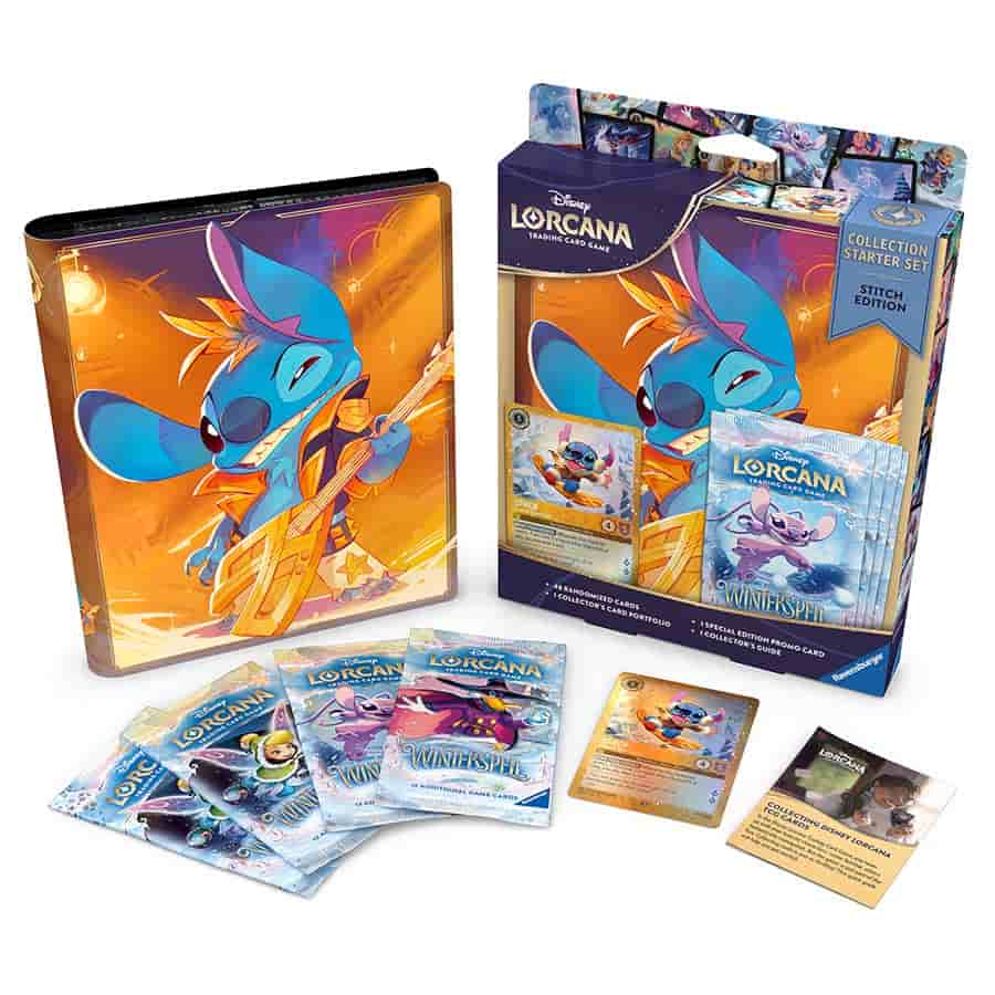 Image of LORCANA: SET 11 WINTERSPELL: COLLECTION STARTER SET: STITCH EDITION