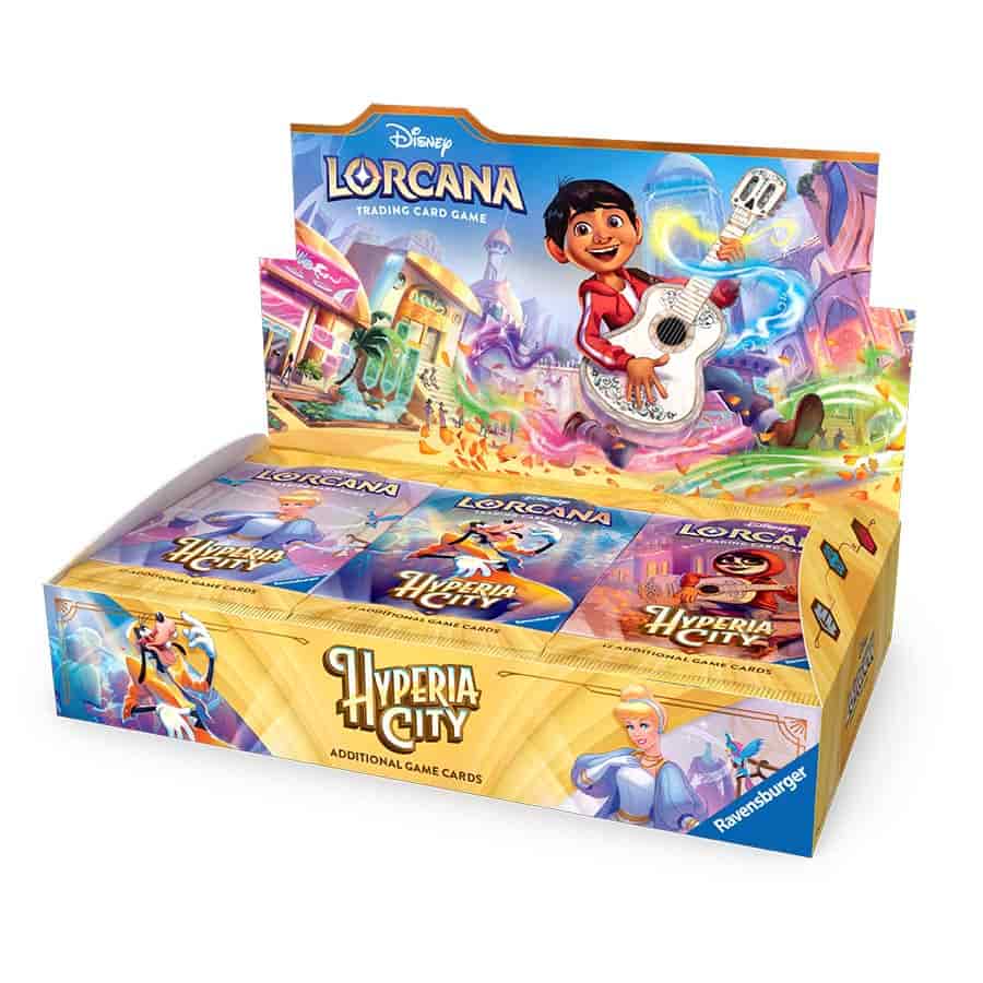 Image of LORCANA: SET 14: HYPERIA CITY: BOOSTER DISPLAY (24CT)