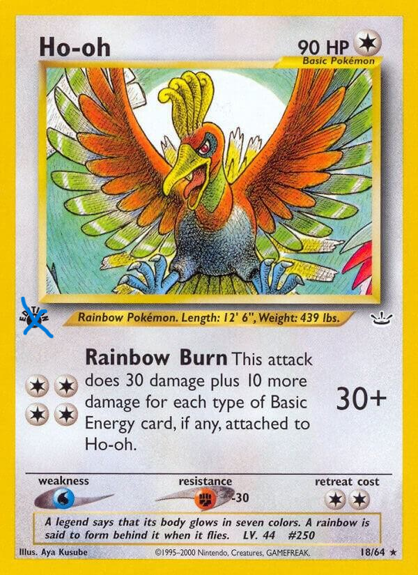 Unlimited - Ho-oh (18) - Neo Revelation (N3)