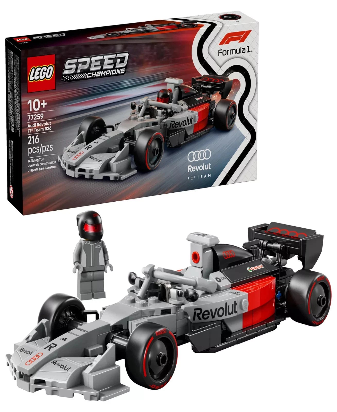 Image of Audi Revolut F1 Team R26 Lego 216pcs