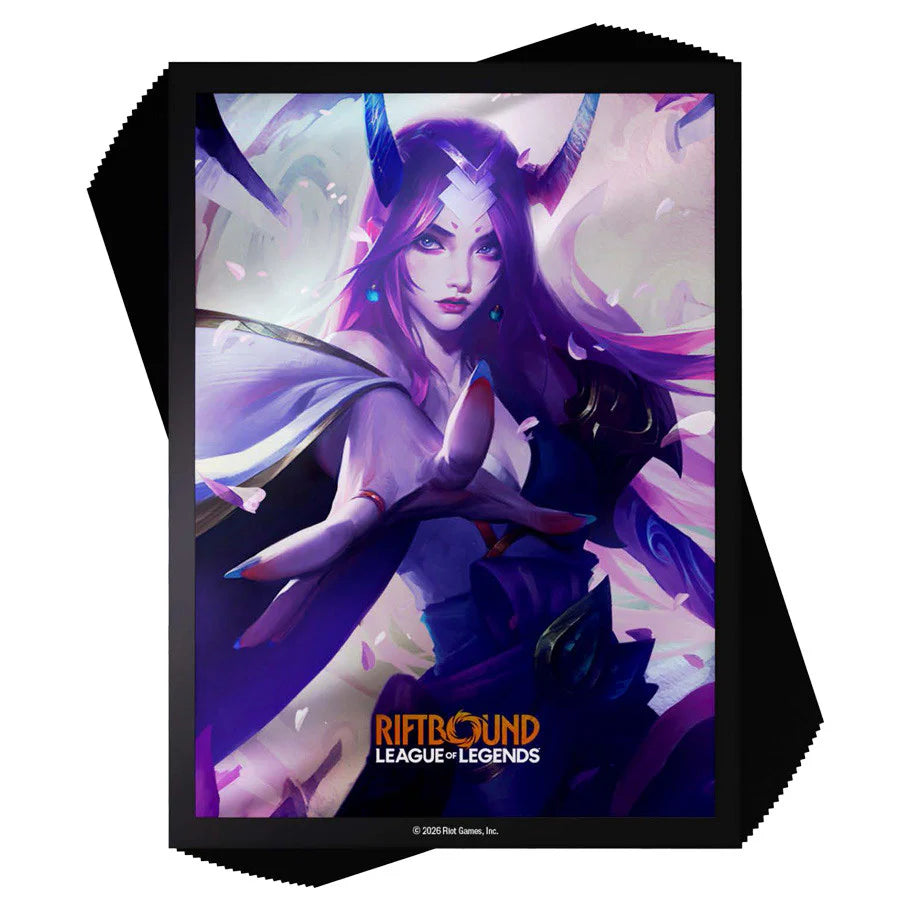 Image of RIFTBOUND TCG: LEAGUE OF LEGENDS: SET 2 SPIRITFORGED ART SLEEVES 4: SPIRIT BLOSSOM IRELIA (100CT)