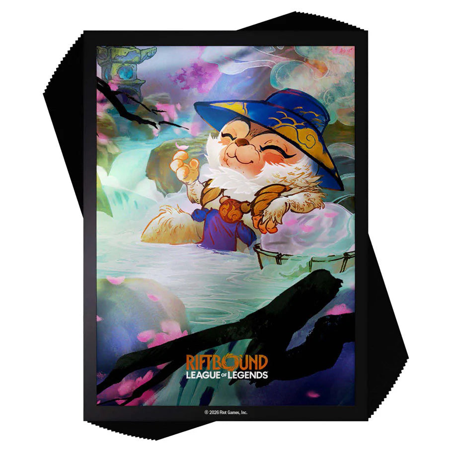Image of RIFTBOUND TCG: LEAGUE OF LEGENDS: SET 2 SPIRITFORGED ART SLEEVES 1: SPIRIT BLOSSOM TEEMO (100CT)