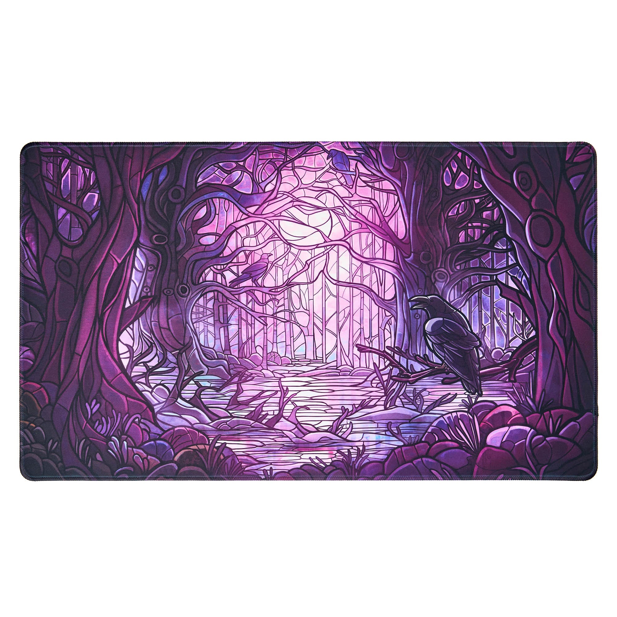 Image of Arcane fortress stained glass playmat