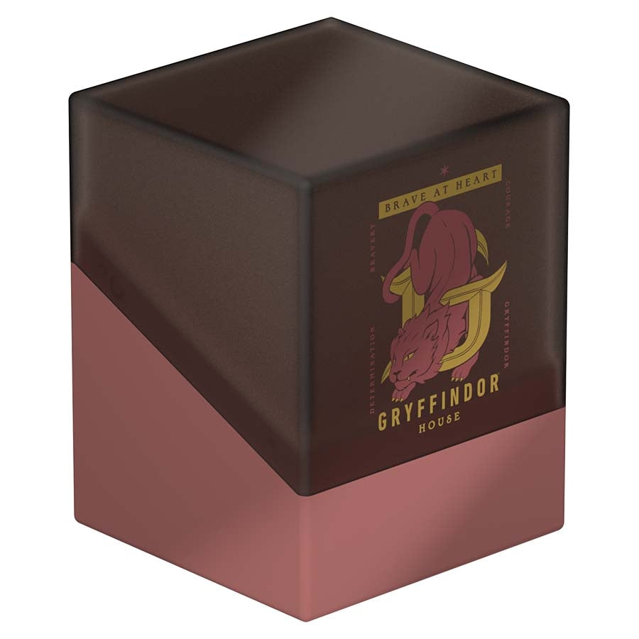 Image of ULTIMATE GUARD: BOULDER 100+ DECK CASE: HARRY POTTER: FOUR HOUSES: GRYFFINDOR