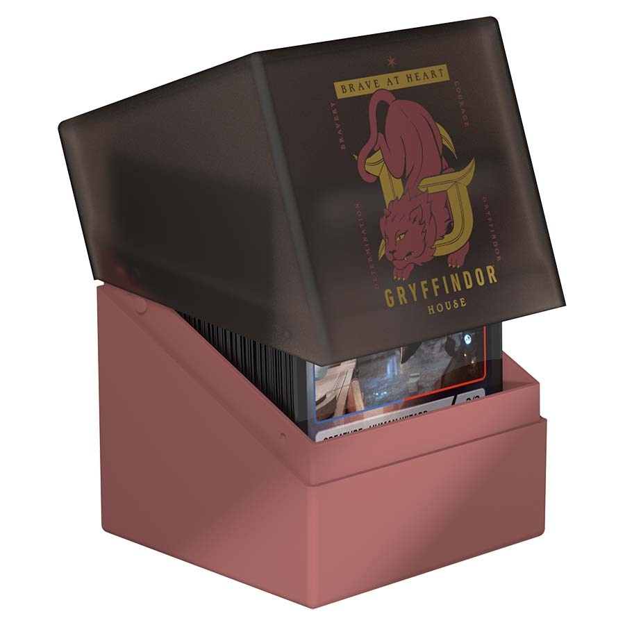 Image of ULTIMATE GUARD: BOULDER 100+ DECK CASE: HARRY POTTER: FOUR HOUSES: GRYFFINDOR
