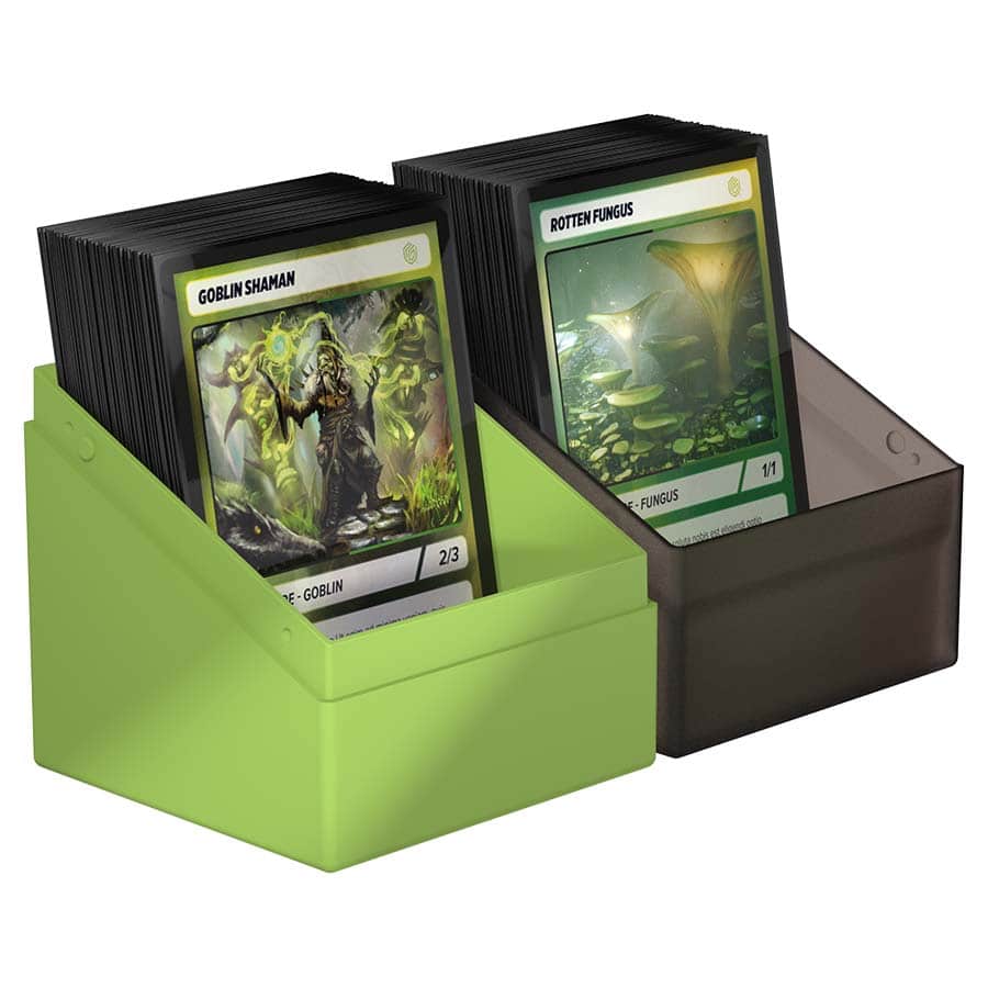 Image of ULTIMATE GUARD: BOULDER 100+ DECK CASE: HARRY POTTER: FOUR HOUSES: SLYTHERIN