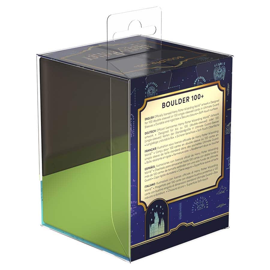 Image of ULTIMATE GUARD: BOULDER 100+ DECK CASE: HARRY POTTER: FOUR HOUSES: SLYTHERIN