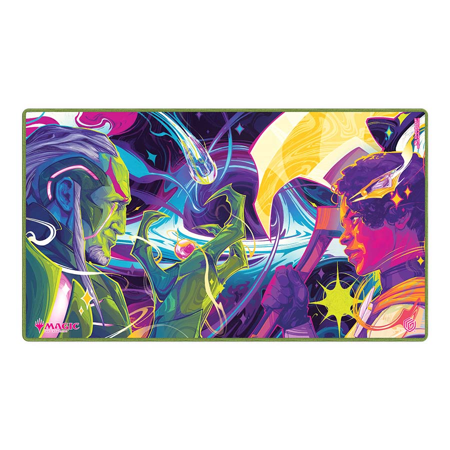 Image of MAGIC THE GATHERING: ULTIMATE GUARD PLAYMAT: EOE EDGE OF ETERNITIES: HALIYA AND TEZZERET