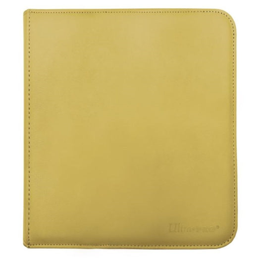ULTRA PRO: VIVID COLLECTION: 12-POCKET ZIPPERED PRO-BINDER: YELLOW