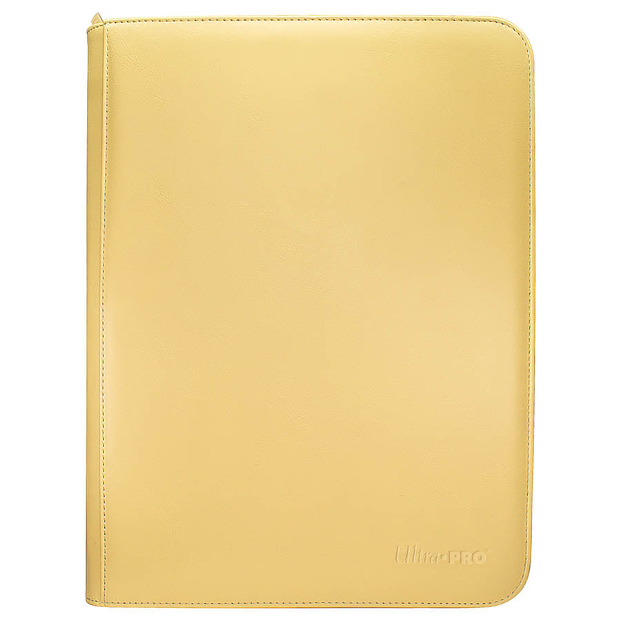 Image of ULTRA PRO: VIVID COLLECTION: 9-POCKET ZIPPERED PRO-BINDER: YELLOW